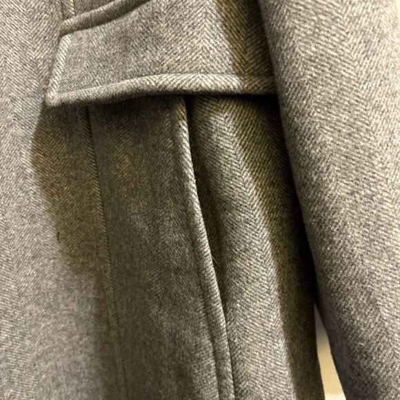 NWT Women’s Calvin Klein Classic Gray Wool Blend Knee Length Coat, Sz XXL - Picture 12 of 12